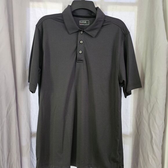 Bolle Gray Performance Polo Shirt Size Large - Picture 1 of 7